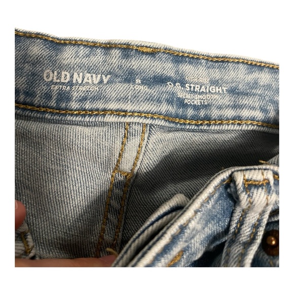 Old Navy Light Blue Distressed Skinny Jeans - Picture 4 of 4